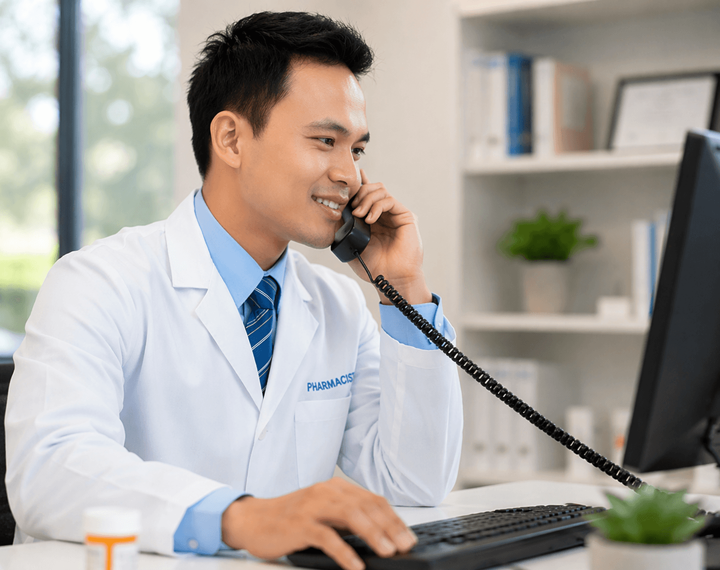 Clinical pharmacist consulting by phone